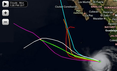 Hurricane Tracker Interactive Storm Paths